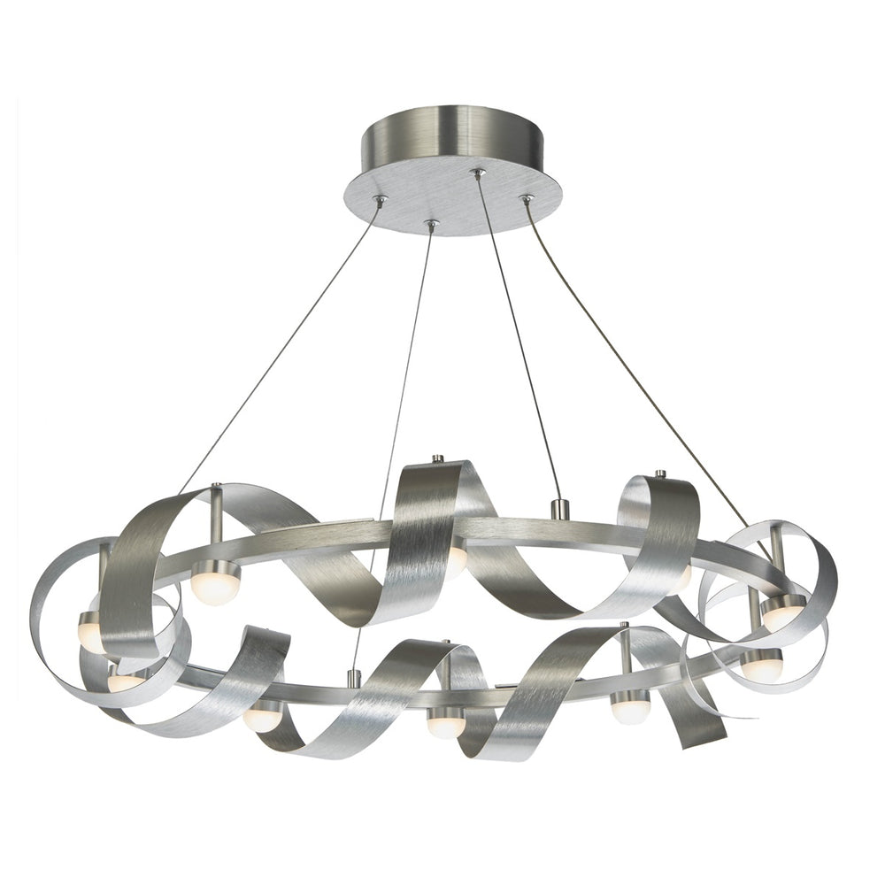 Rolling Hills AC7211BA Chandelier in Brushed Aluminum