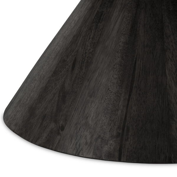 Bibianna Dining Table In Worn Black