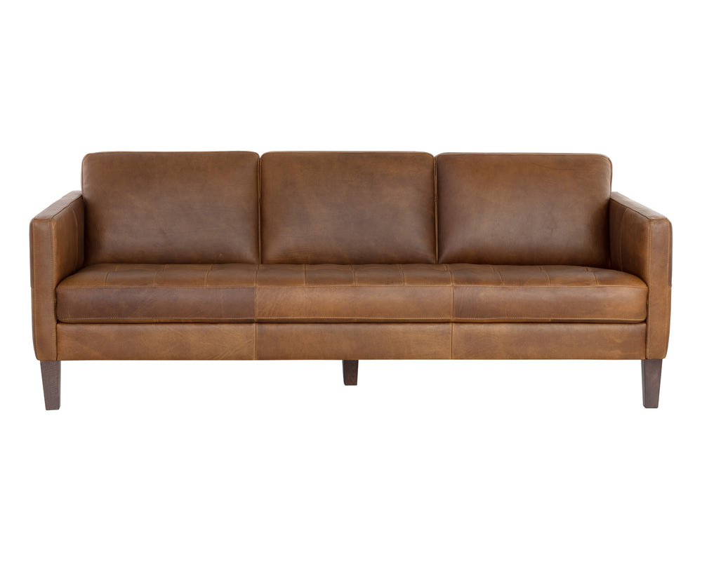 KARMELO SOFA - COGNAC LEATHER