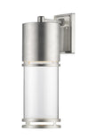 Luminata Outdoor LED Wall Light in Brushed Aluminum Finish