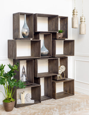 Simul 45 x 30 Gun Metal Grey Add-on Shelf Bracket