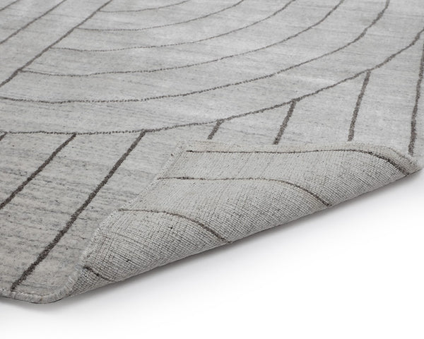 FEZ HAND-LOOMED RUG - IVORY / GREY - 9' X 12'