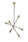 Zenith Ceiling Light - Brass And Black