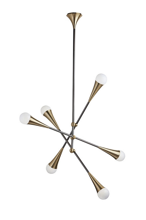 Zenith Ceiling Light - Brass And Black
