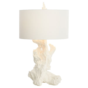 Driftwood Table Lamp | White