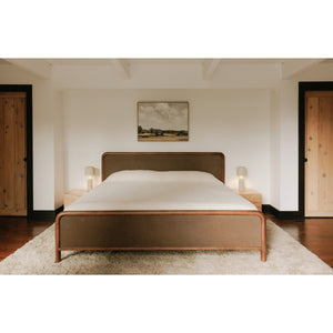 Moe's Rye King Bed in Warm Brown