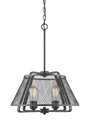 Iuka 4 Light Pendant in Bronze Finish
