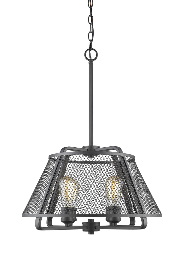 Iuka 4 Light Pendant in Bronze Finish