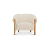 Jones Accent Chair with Rubber Wood Legs