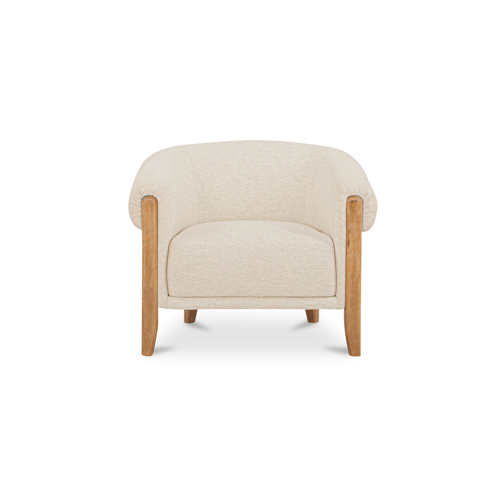 Jones Accent Chair with Rubber Wood Legs