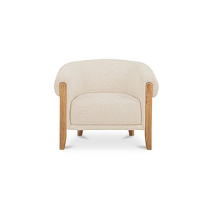 Jones Accent Chair with Rubber Wood Legs