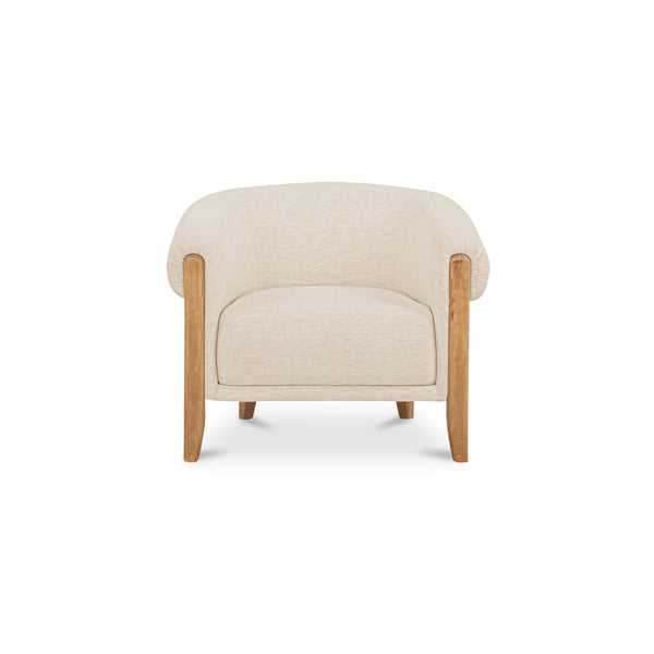Jones Accent Chair with Rubber Wood Legs