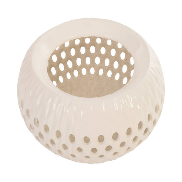 Breathe Planter, Gel Coat White
