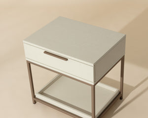REBEL NIGHTSTAND - SMALL - CHAMPAGNE GOLD - CREAM