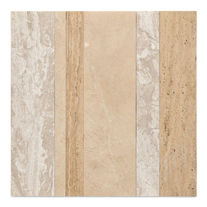 Moe's Rosa Accent Table in Mixed Marble