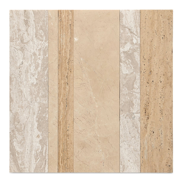 Moe's Rosa Accent Table in Mixed Marble