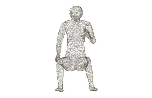 Crazy Wire Lounging Female - A