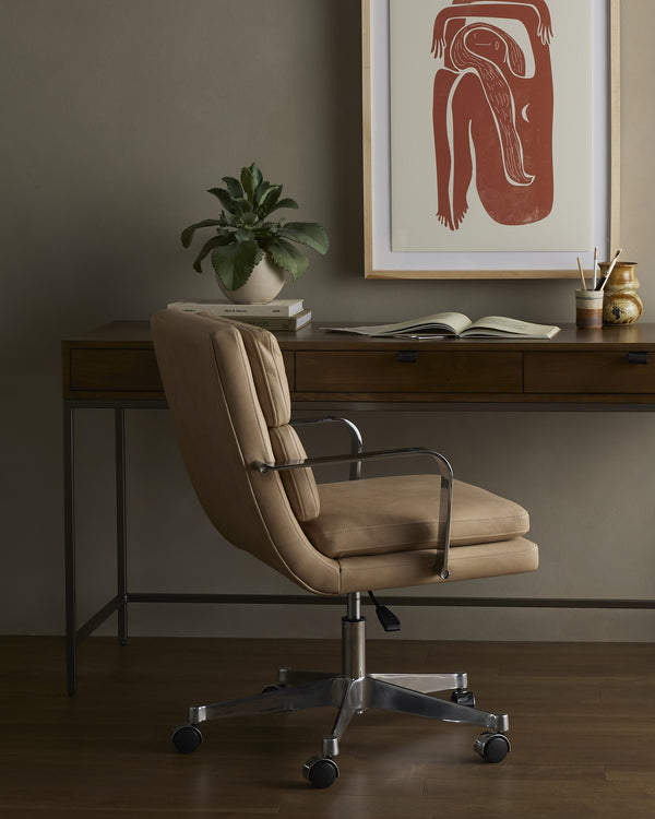 Jude Desk Chair In Palermo Nude