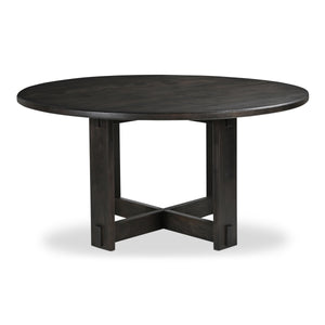 Moe's Glenn Round Dining Table in Dark Brown