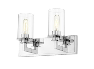 Savannah 2 Light Vanity in Chrome Finish