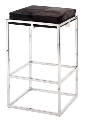 Shelby Hide Bar Stool, Espresso