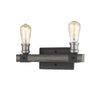 Kirkland 2 Light Vanity in Ashen Barnboard Finish