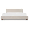 Moe's Beau Storage Bed in Speckled Light Grey