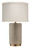 Mortar Cement Table Lamp with Linen Shade