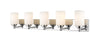 Soledad 5 Light Vanity in Chrome Finish