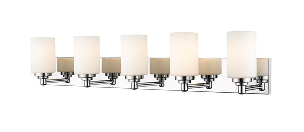 Soledad 5 Light Vanity in Chrome Finish