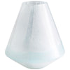 Small Backdrift Vase in Sky Blue and White