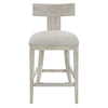 Idris White Counter Stool