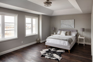 Savannah 3 Light Semi Flush Mount in Brushed Nickel Finish