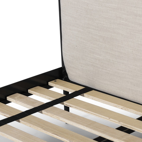Xander Canopy King Bed - Savoy Parchment