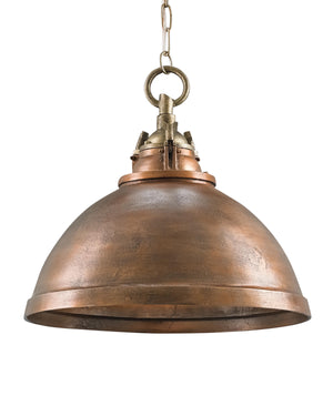 Admiral Pendant In Copper & Antique Brass