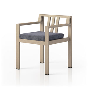 Monterey Outdoor Dining Armchair In Brown