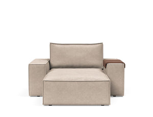 NEWILLA LOUNGER CHAIR W/WIDE ARM RESTS, 39"X61"