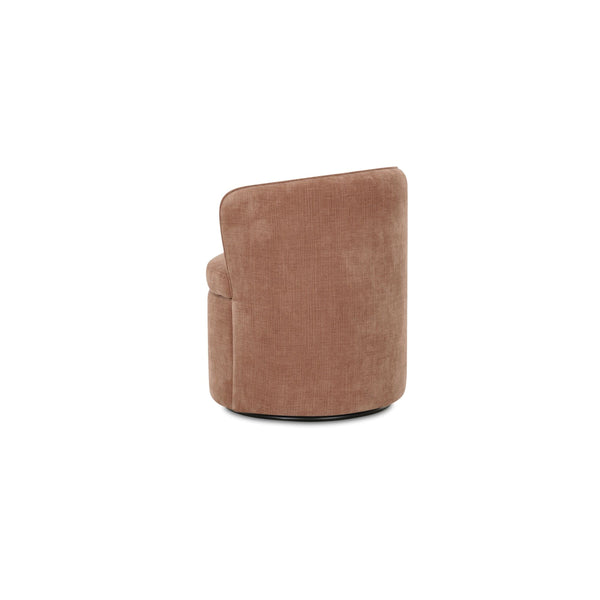 Moe's Dane Swivel Dining Chair in Heritage Pink