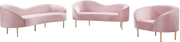 Bradford Chair In Pink Velvet