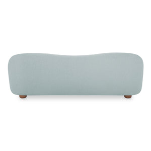 Moe's Bria Sofa with Textured Fabric & Wood Feet