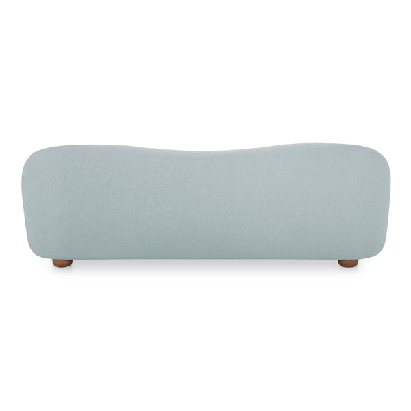 Moe's Bria Sofa with Textured Fabric & Wood Feet
