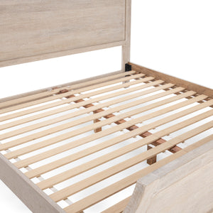 Westmont Queen Bed in Creamwood Mango Wood