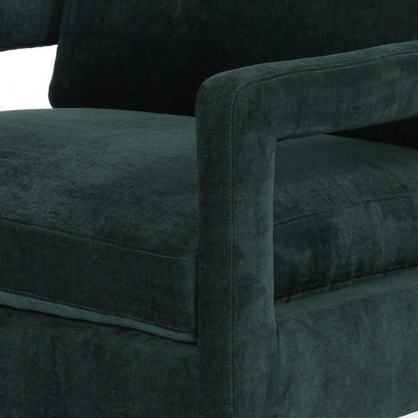 Olson Chair-Emerald Worn Velvet