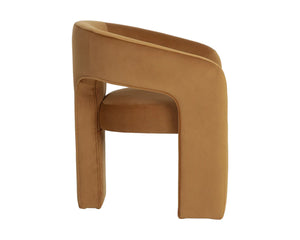 ISIDORE DINING ARMCHAIR - MEG GOLD