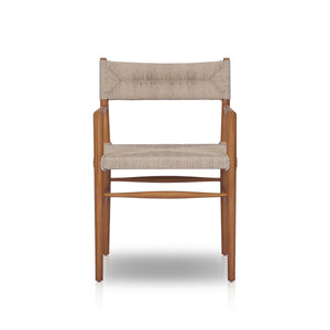 Lomas Outdoor Dining Armchair In Natural