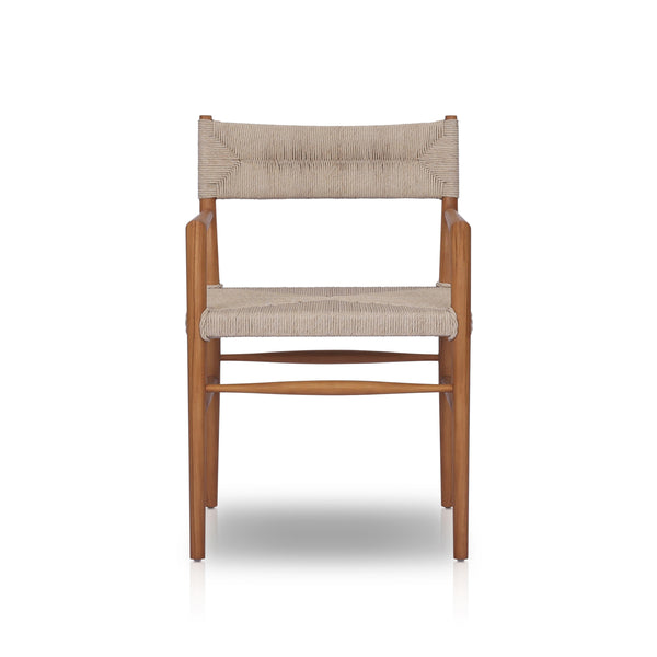 Lomas Outdoor Dining Armchair In Natural