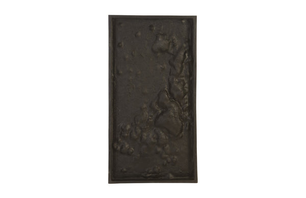 Splotch Wall Art, Silver, Rectangle - A