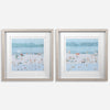Sea Glass Sandbar Framed Prints