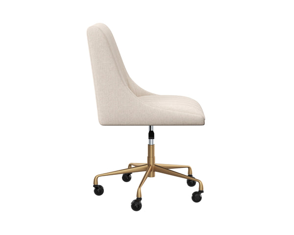HALDEN OFFICE CHAIR - BEIGE LINEN