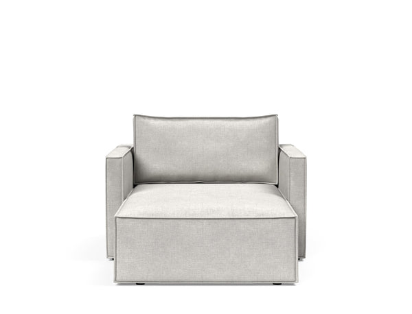 NEWILLA LOUNGER CHAIR W/SLIM ARM RESTS, 39"X61"
